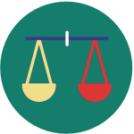 small badge icon representing case studies for visual interest